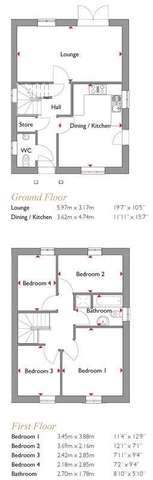  Image of 4 bedroom Detached house for sale in Burton Street Tutbury Burton-on-Trent DE13 at Heritage Park, off Burton Road Tutbury Burton Upon Trent, DE13 9NR