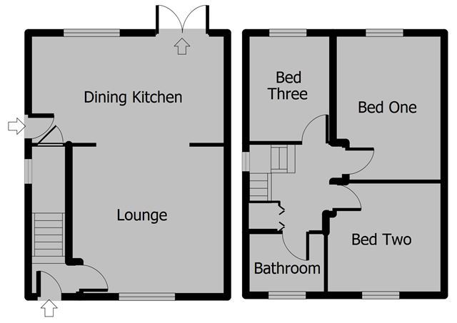  Image of 3 bedroom Semi-Detached house for sale in Holmes Chapel Road Somerford Congleton CW12 at Rose Cottages  Somerford, CW12 4SP