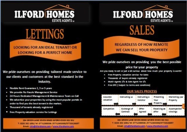  Image of 1 bedroom Flat to rent in High Road Ilford IG1 at 1. HIGH ROAD  ILFORD, IG1 1QF