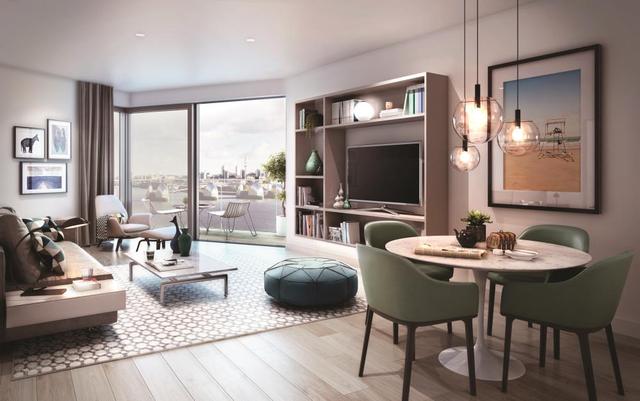  Image of Studio flat for sale in Barrier Point Road London E16 at Royal Wharf  London, E16 2SB