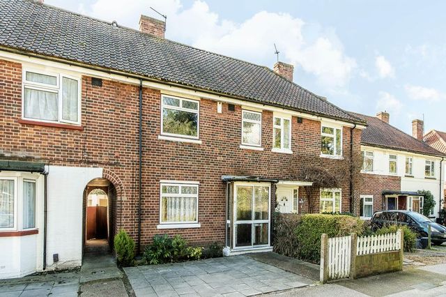  Image of 3 bedroom Terraced house for sale in Bishops Grove Hampton TW12 at Bishops Grove  Hampton, TW12 1AJ