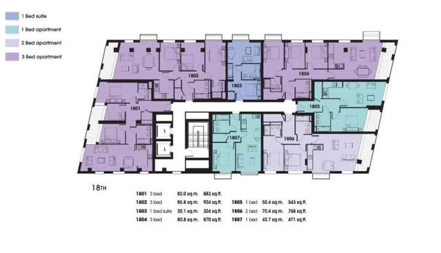  Image of 1 bedroom Flat for sale in Millharbour London E14 at Canary Wharf London, E14 9NE