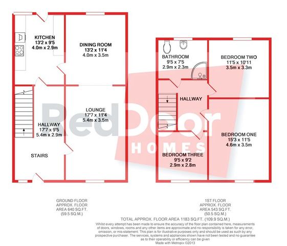  Image of 3 bedroom Terraced house to rent in Chatham Grove Chatham ME4 at Chatham Grove  Chatham, ME4 6LX