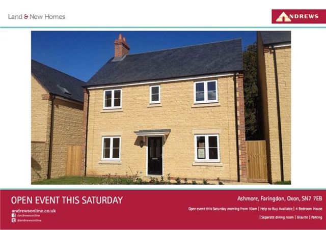  Image of 4 bedroom Detached house for sale in Coxwell Road Faringdon SN7 at Coxwell Road  Oxon, SN7 7EB