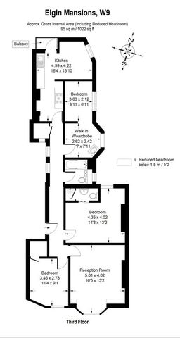  Image of 3 bedroom Property to rent in Elgin Avenue London W9 at Elgin Avenue  London, W9 1JG