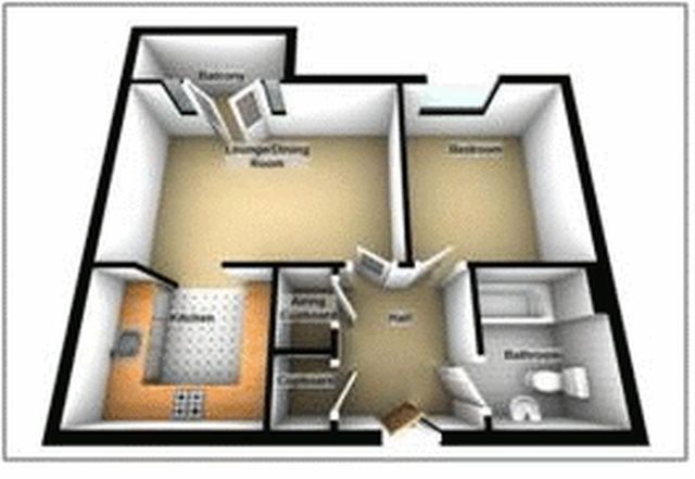 Image of 1 bedroom Flat to rent in Kittiwake Drive Portishead Bristol BS20 at Kittiwake Drive Portishead Bristol, BS20 7PN
