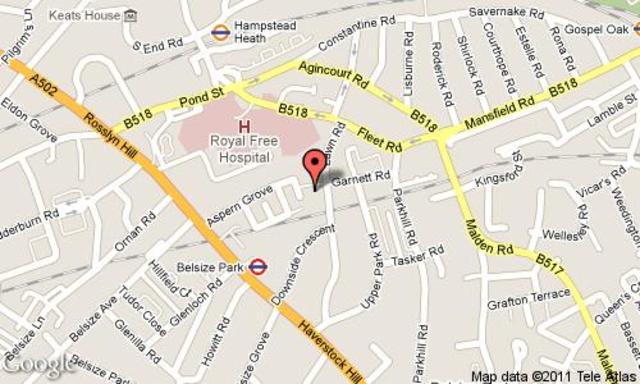  Image of Flat to rent in Lawn Road London NW3 at Lawn Road Belsize Park Belsize Park, NW3 2XD