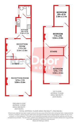  Image of 3 bedroom Terraced house to rent in Charter Street Chatham ME4 at Charter Street  Chatham, ME4 5RY