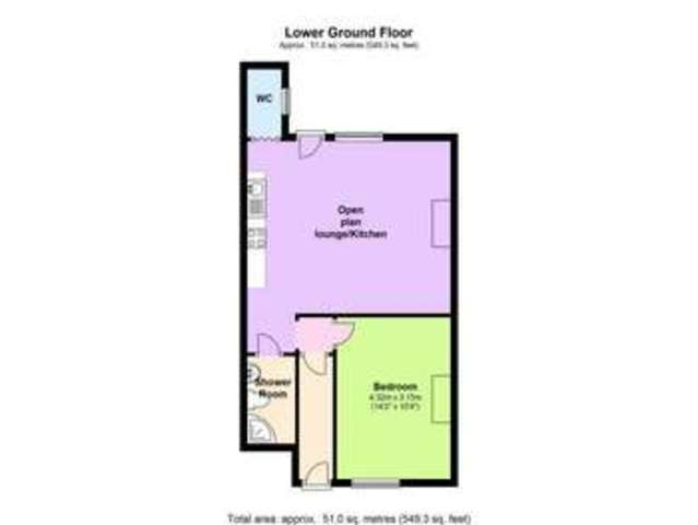  Image of 1 bedroom Flat to rent in Dudley Road Tunbridge Wells TN1 at Tunbridge Wells Kent Royal Tunbridge Wells, TN1 1LE