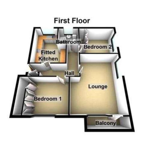  Image of 2 bedroom Flat for sale in Weld Road Birkdale Southport PR8 at Birkdale Southport Southport, PR8 2DL