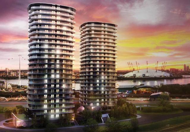 Image of 1 bedroom Studio flat for sale in Tidal Basin Road London E16 at Royal Docks  London, E16 1AD