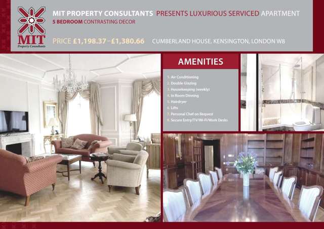  Image of 5 bedroom Detached house to rent in Kensington Road London W8 at Kensington Road Kensington London, W8 5NX