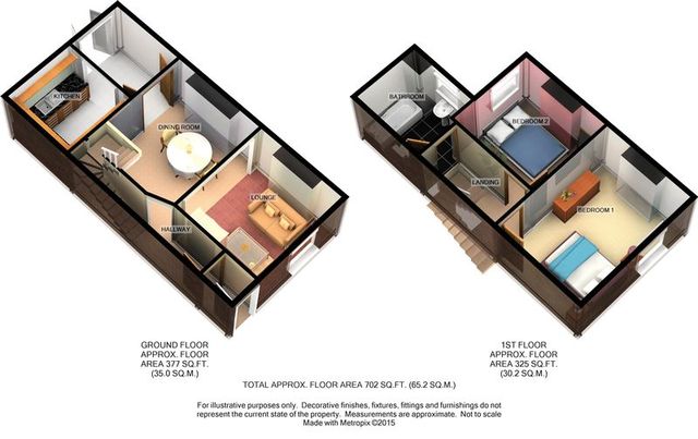  Image of 2 bedroom Terraced house for sale in Roberts Road Exeter EX2 at Roberts Road  Exeter, EX2 4HD