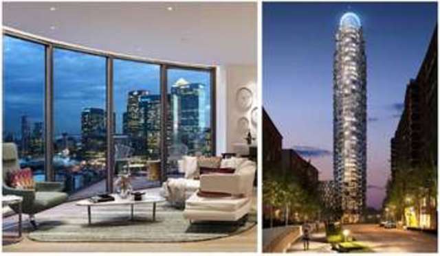  Image of 1 bedroom Flat for sale in Fairmont Avenue London E14 at Canary Wharf London Blackwall, E14 9PA