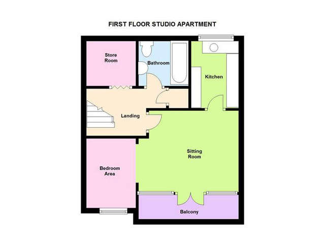  Image of 1 bedroom Flat to rent in Burns Road Loughborough LE11 at Thorpe Acre, LE11 4NP