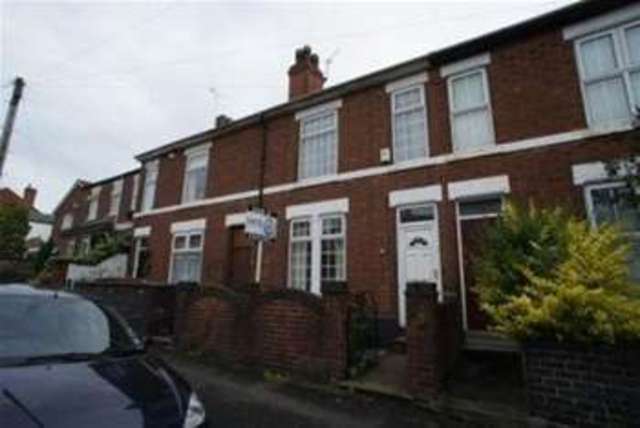  Image of 3 bedroom Terraced house to rent in Cobden Street Derby DE22 at Derby, DE22 3GX