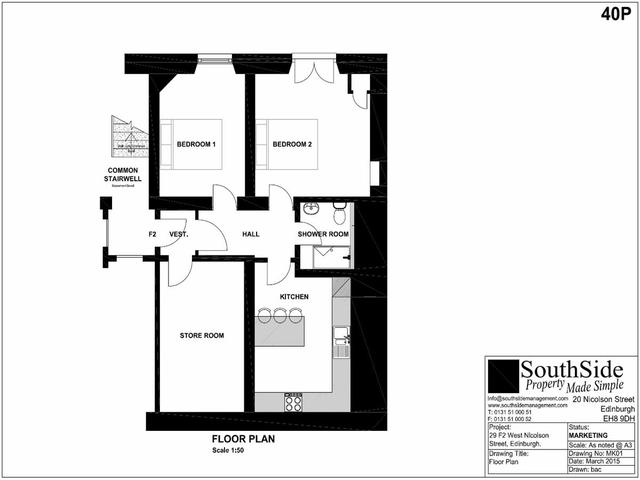  Image of 2 bedroom Flat to rent in West Nicolson Street Edinburgh EH8 at Newington Edinburgh Edinburgh, EH8 9DB