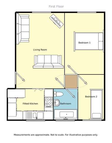  Image of 2 bedroom Flat for sale in Oakdene Vale Shadwell Leeds LS17 at Leeds LS17 Leeds, LS17 8XT