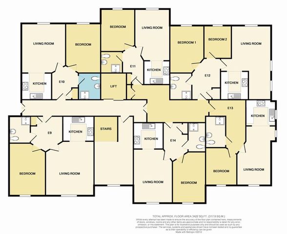  Image of 1 bedroom Flat to rent in Torun Way Swindon SN25 at Orchid Court Torun way Swindon, SN25 1TA