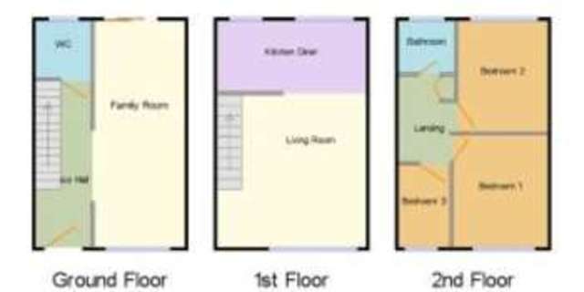  Image of 3 bedroom End of Terrace for sale in Plant Close Sale M33 at Sale Greater Manchester Ashton upon Mersey, M33 6WR