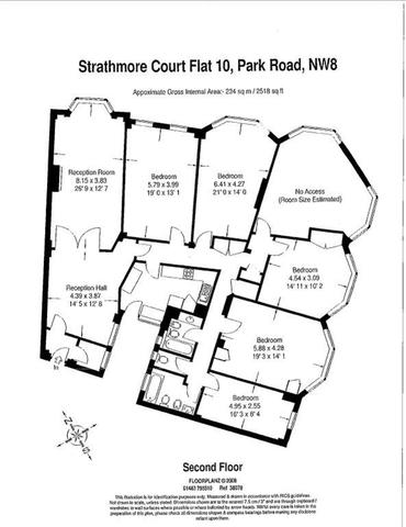  Image of 5 bedroom Flat to rent in Park Road London NW8 at Park Road St Johns Wood Lisson Grove, NW8 7HY