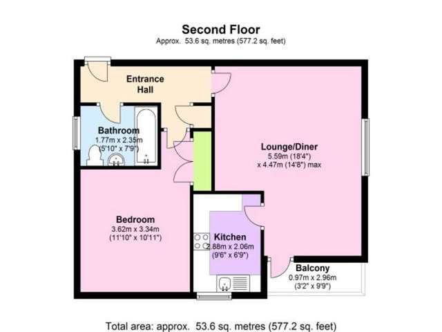  Image of 1 bedroom Flat to rent in Ferndale Close Tunbridge Wells TN2 at Ferndale Close Tunbridge Wells Pembury, TN2 3RP