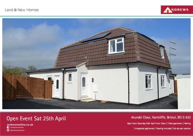  Image of 2 bedroom Flat for sale in Arundel Close Bishopsworth Bristol BS13 at Bishopsworth, BS13 9JU