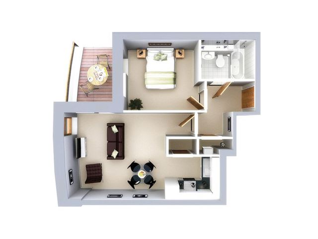  Image of 1 bedroom Flat to rent in Broad Weir Broadmead Bristol BS1 at Broad Weir  Bristol, BS1 3DH
