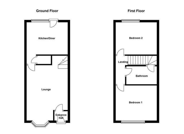  Image of 2 bedroom Terraced house for sale in Priory Road Ossett WF5 at Ossett West Yorkshire, WF5 8QL