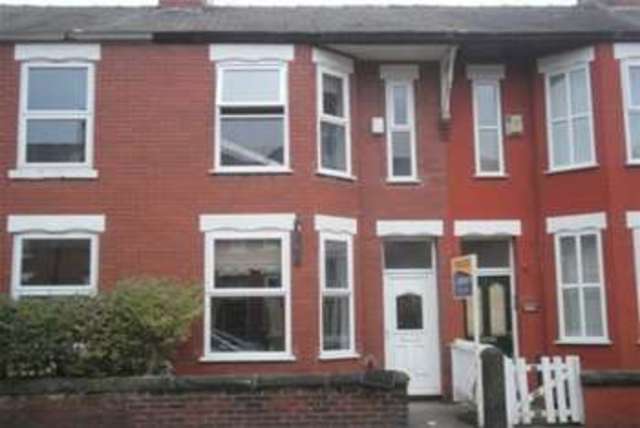  Image of 3 bedroom Terraced house to rent in Redruth Street Manchester M14 at Manchester, M14 7PX