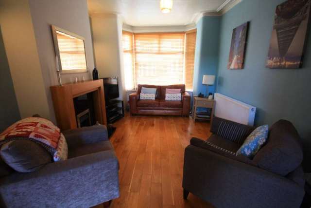  Image of 3 bedroom Terraced house for sale in The Crescent Prestwich Manchester M25 at The Crescent  Manchester, M25 1FL