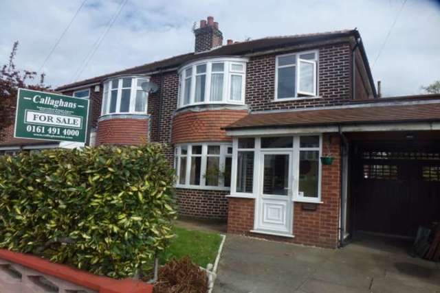  Image of 3 bedroom Semi-Detached house for sale in Cromwell Avenue Gatley Cheadle SK8 at CROMWELL AVENUE GATLEY CHEADLE, SK8 4BS