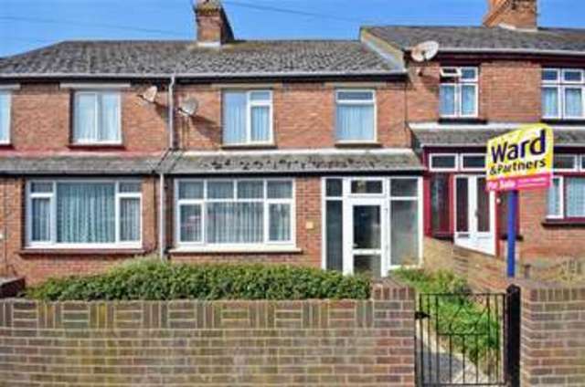  Image of 3 bedroom Terraced house for sale in Greenfield Road Folkestone CT19 at Folkestone Kent Folkestone, CT19 6EP