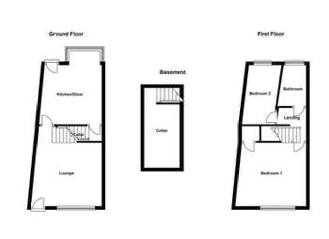  Image of 2 bedroom End of Terrace for sale in Castleford Road Normanton WF6 at Normanton West Yorkshire, WF6 2EE
