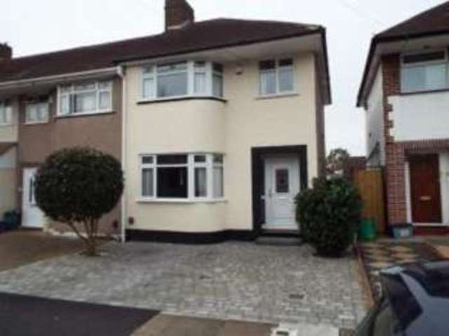  Image of 3 bedroom Terraced house for sale in Dryden Close Ilford IG6 at Hainault Essex Hainault, IG6 3DZ