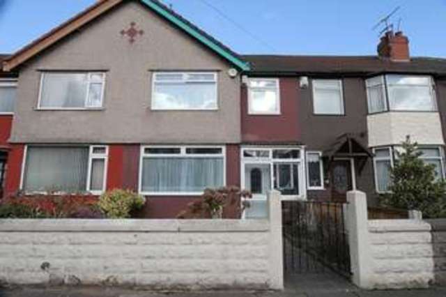 Image of 3 bedroom Terraced house for sale in Pitville Avenue Mossley Hill Liverpool L18 at Pitville Avenue  Liverpool, L18 7JF
