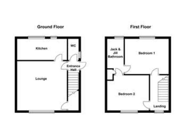  Image of 2 bedroom Semi-Detached house for sale in Springstone Avenue Ossett WF5 at Ossett West Yorkshire, WF5 9EH