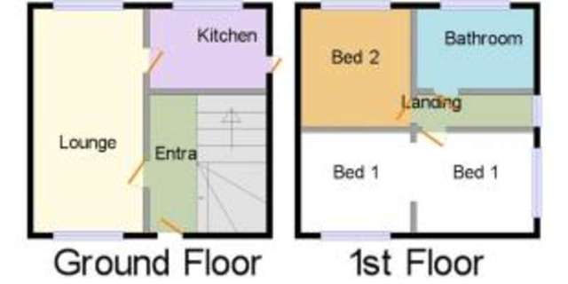  Image of 2 bedroom Semi-Detached house for sale in Langstone Road Dudley DY1 at Dudley West Midlands Dudley, DY1 2NQ
