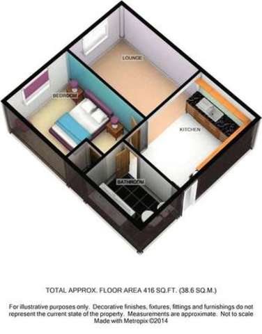  Image of 1 bedroom Flat to rent in Abbey Street Rugby CV21 at Abbey Street Rugby Newbold on Avon, CV21 3LL
