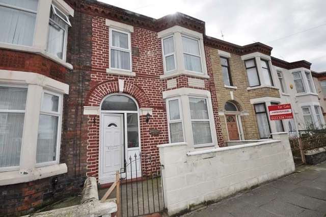  Image of 3 bedroom Terraced house for sale in Rappart Road Wallasey CH44 at Wallasey, CH44 6QD