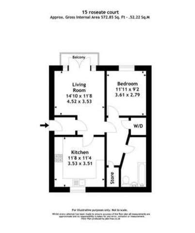  Image of 1 bedroom Apartment for sale in Roseate Court Wallasey CH45 at New Brighton, CH45 3QW