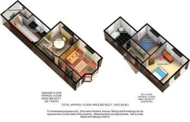  Image of 2 bedroom Terraced house for sale in School Road St. Thomas Exeter EX2 at School Road  Exeter, EX2 9AE