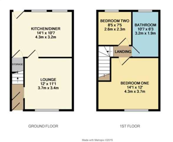  Image of 2 bedroom Terraced house to rent in Fairway Road Blackpool FY4 at Fairway Road  Blackpool, FY4 4AZ