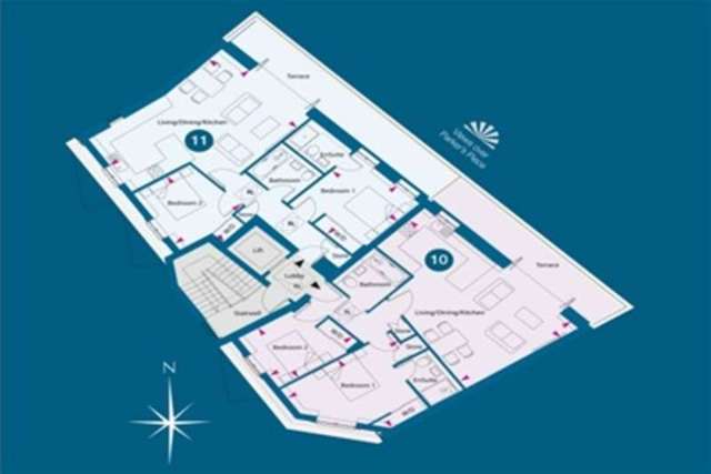  Image of 2 bedroom Penthouse to rent in Regent Terrace Cambridge CB2 at Cambridge, CB2 1AA