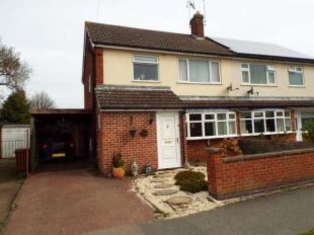  Image of 3 bedroom Semi-Detached house for sale in Lord Crewe Close Newbold Verdon Leicester LE9 at Newbold Verdon Leicester Newbold Verdon, LE9 9LP