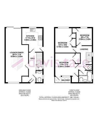  Image of 3 bedroom Detached house for sale in Milton Close Henley-on-Thames RG9 at Henley-On-Thames, RG9 1UJ