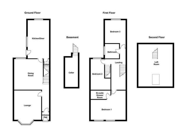  Image of 4 bedroom Terraced house for sale in Oakenshaw Lane Walton Wakefield WF2 at Walton Wakefield West Yorkshire, WF2 6NL