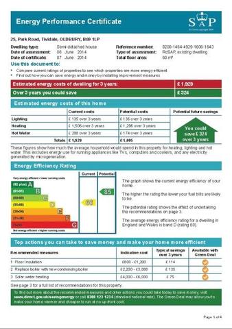 Image of 3 bedroom Semi-Detached house for sale in Park Road Tividale Oldbury B69 at Tividale  Oldbury, B69 1LP