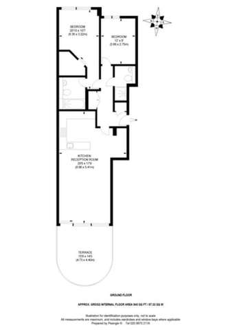  Image of 2 bedroom Apartment to rent in Queenstown Road London SW8 at Queenstown Road  London, SW8 4NN