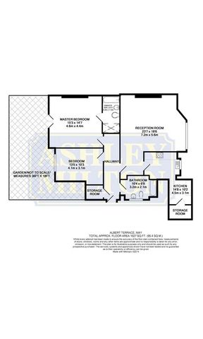  Image of 2 bedroom Flat to rent in Albert Terrace London NW1 at Albert Terrace Primrose Hill Camden Lock, NW1 7SU